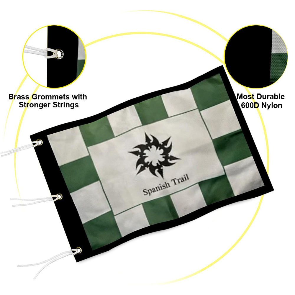 Fyon Spanish Trail Country Club Nevada Golf Pin Flag Banner Grommets