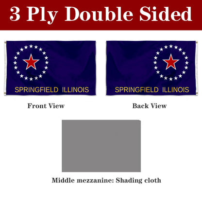 Fyon Springfield, Illinois Flag Banner