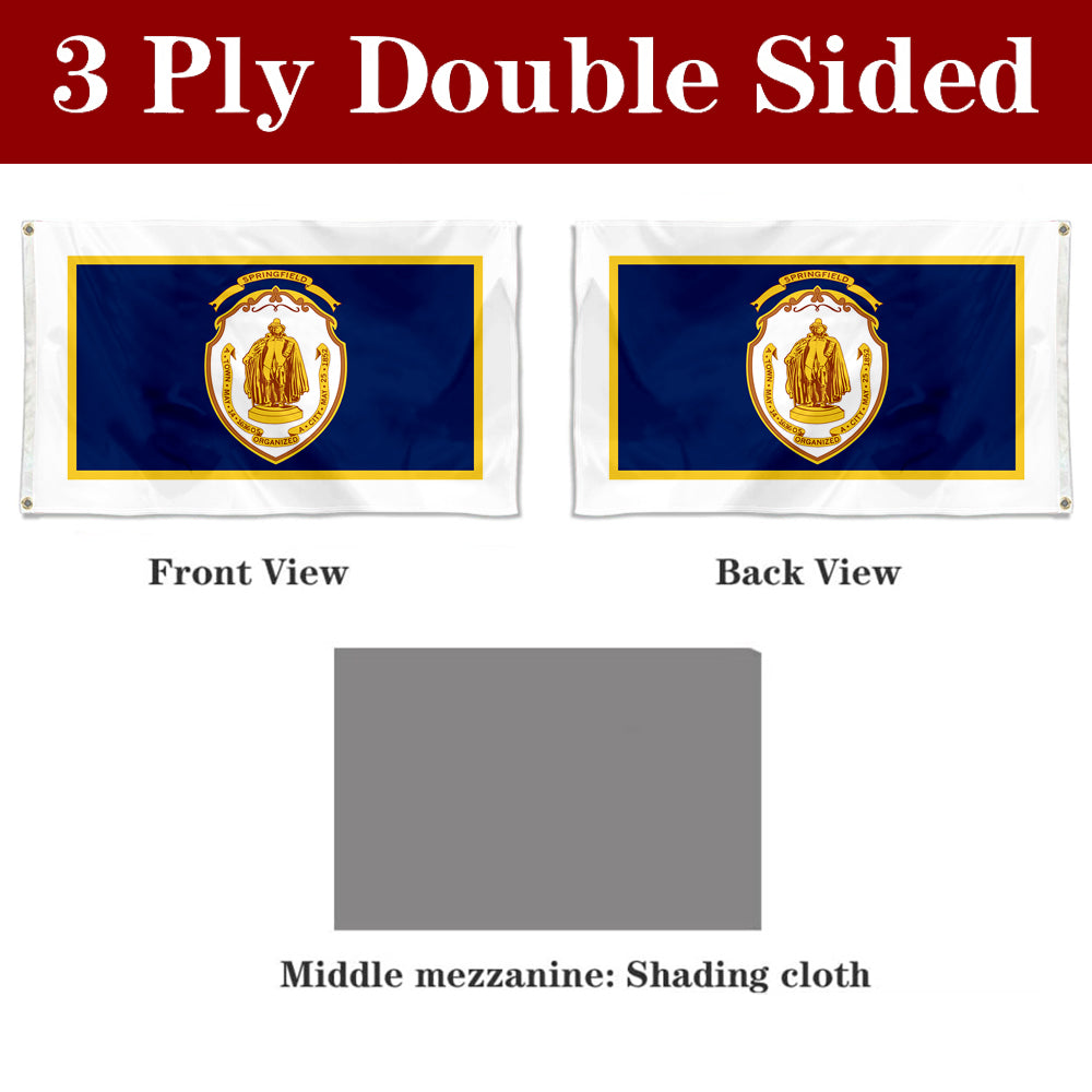 Fyon Springfield, Massachusetts Flag Banner