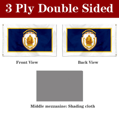 Fyon Springfield, Massachusetts Flag Banner