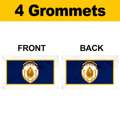Fyon Springfield, Massachusetts Flag Banner