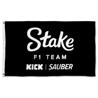Fyon take F1 Team Grommet Flag Banner Black