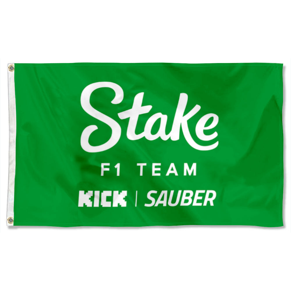 Fyon F1 Team Grommet Flag Banner Green