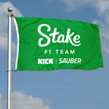 Fyon Double-sided Stake F1 Team Grommet Flag Banner Green