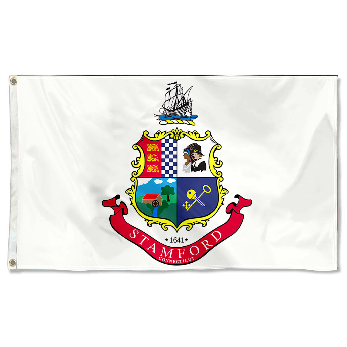 Fyon Stamford, Connecticut Flag Banner