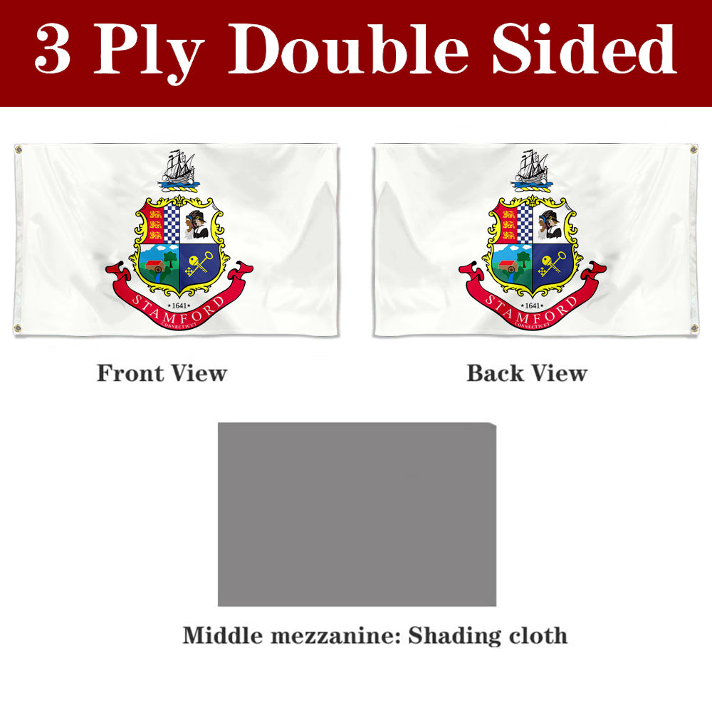 Fyon Stamford, Connecticut Flag Banner