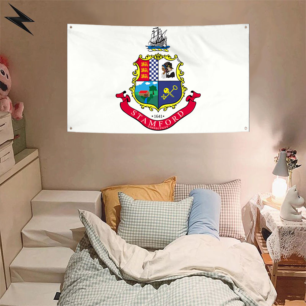 Fyon Stamford, Connecticut Flag Banner