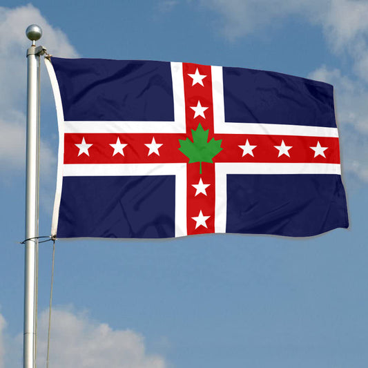 Fyon Stars & Leaf Proposal (1964) Flag Banner