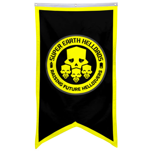 Fyon Super Earth Helldads Flag Game Flags Banner