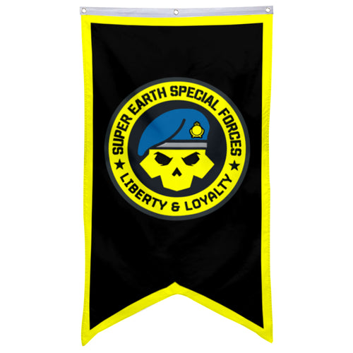 Fyon Super Earth Special Forces  Flag Game Flags Banner