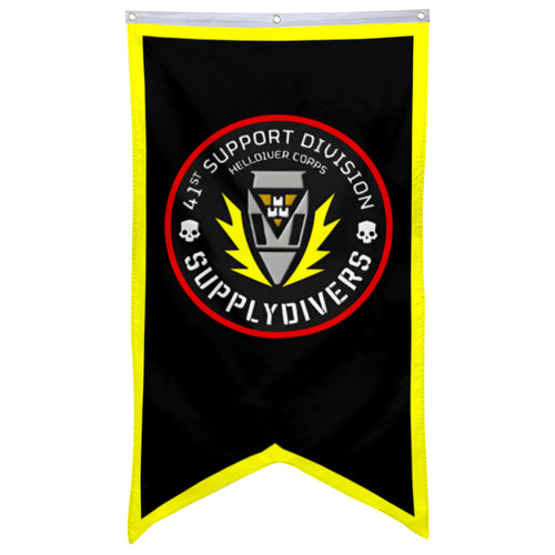 Fyon Support Division Supplydivers  Flag Game Flags Banner