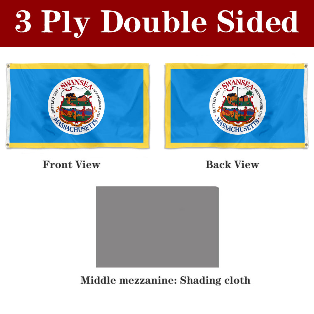 Fyon Swansea, Massachusetts Flag Banner