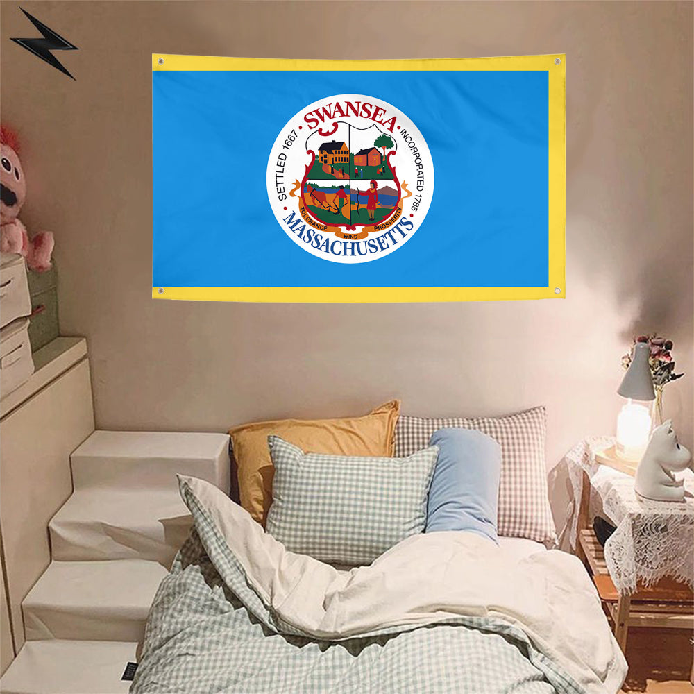 Fyon Swansea, Massachusetts Flag Banner