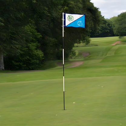Fyon Sweetens Cove Golf Pin Flag Original Blue White Pin Flag - Mark Wahlberg Event Flag Banner Grommets