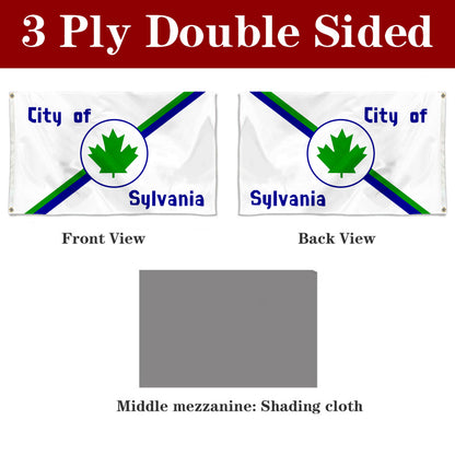 Fyon Sylvania, Ohio (1977–2021) Flag Banner