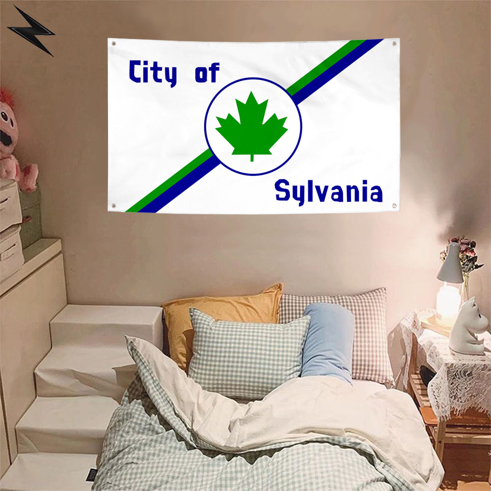 Fyon Sylvania, Ohio (1977–2021) Flag Banner