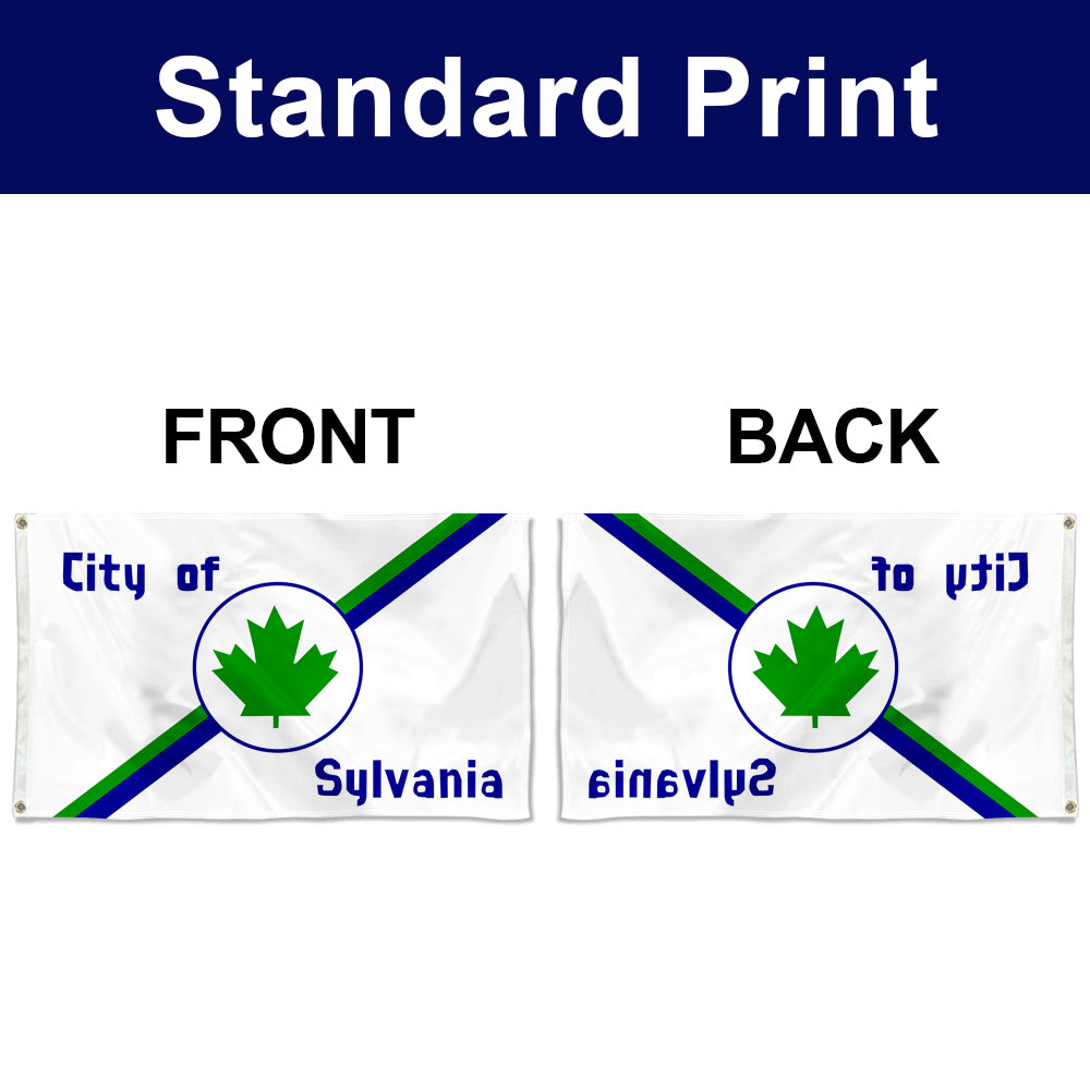 Fyon Sylvania, Ohio (1977–2021) Flag Banner