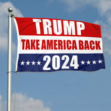 Fyon Take America Back Trump 2024 Flag Indoor and Outdoor Banner