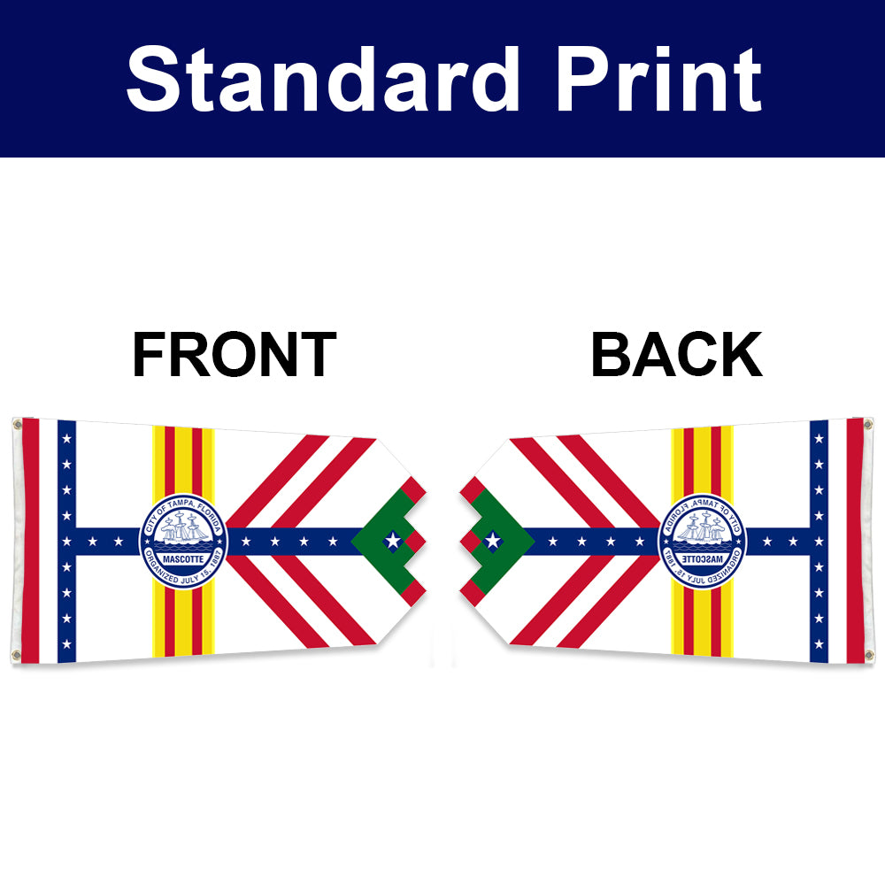 Fyon Florida banner City of Tampa Flag
