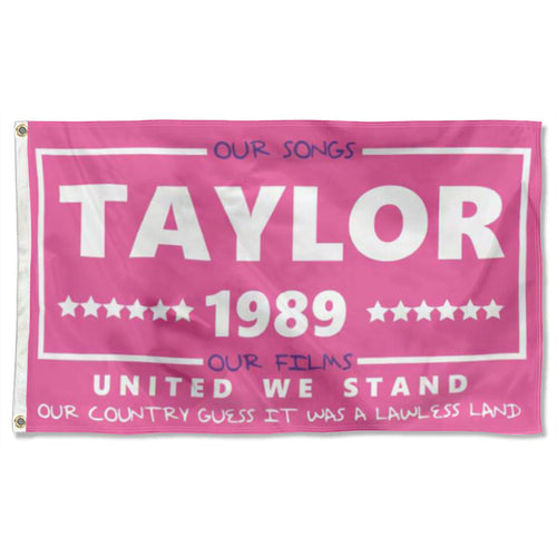 Fyon Taylor Flag - 1989 Flag - DBATC - Swiftie Merch - United We Stand - Taylor For President Flag  Indoor and outdoor banner