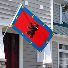 Fyon Double-sided Telsiai County, Lithuania Flag Banner