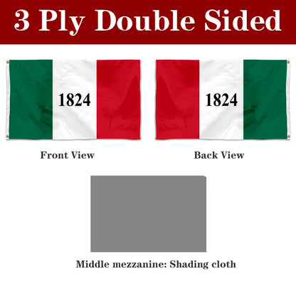 Fyon Texas Alamo Flag Banner