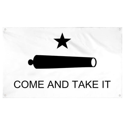 Fyon Texas Come and Take It Flag Banner