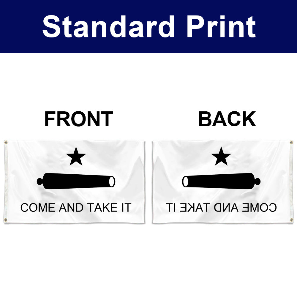 Fyon Texas Come and Take It Flag Banner