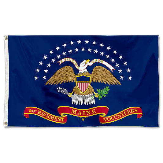 Fyon The 20th Maine Volunteer Infantry Regiment Flag Banner