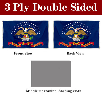 Fyon The 20th Maine Volunteer Infantry Regiment Flag Banner