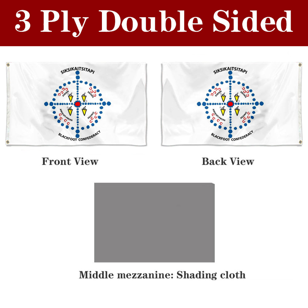 Fyon The Blackfoot Confederacy Flag Banner