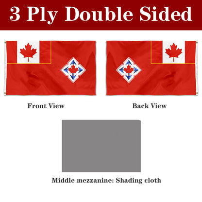 Fyon The Canadian Army (1968–1998) Flag Banner