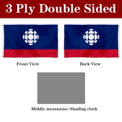 Fyon The Canadian Broadcasting Corporation Flag Banner