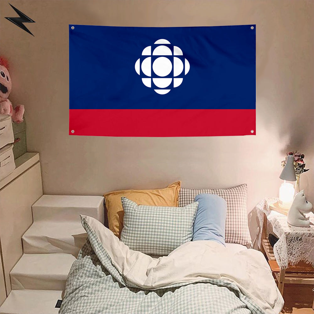 Fyon The Canadian Broadcasting Corporation Flag Banner