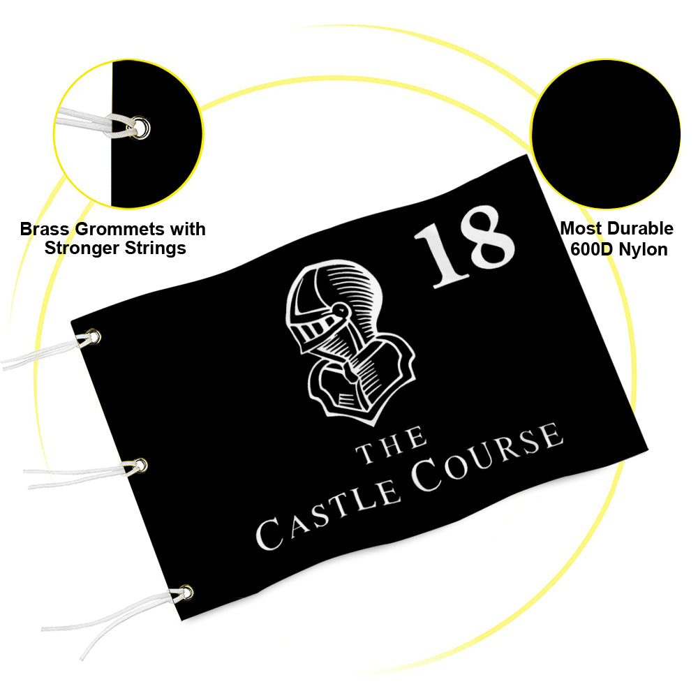 Fyon The Castle Course Pin Flag Banner Grommets