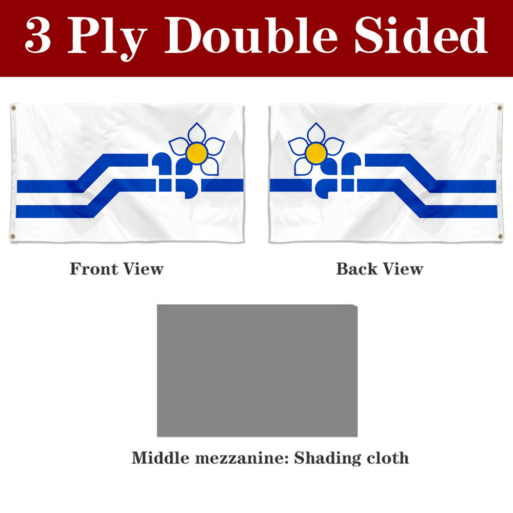 Fyon The Franco-Colombiens Flag Banner