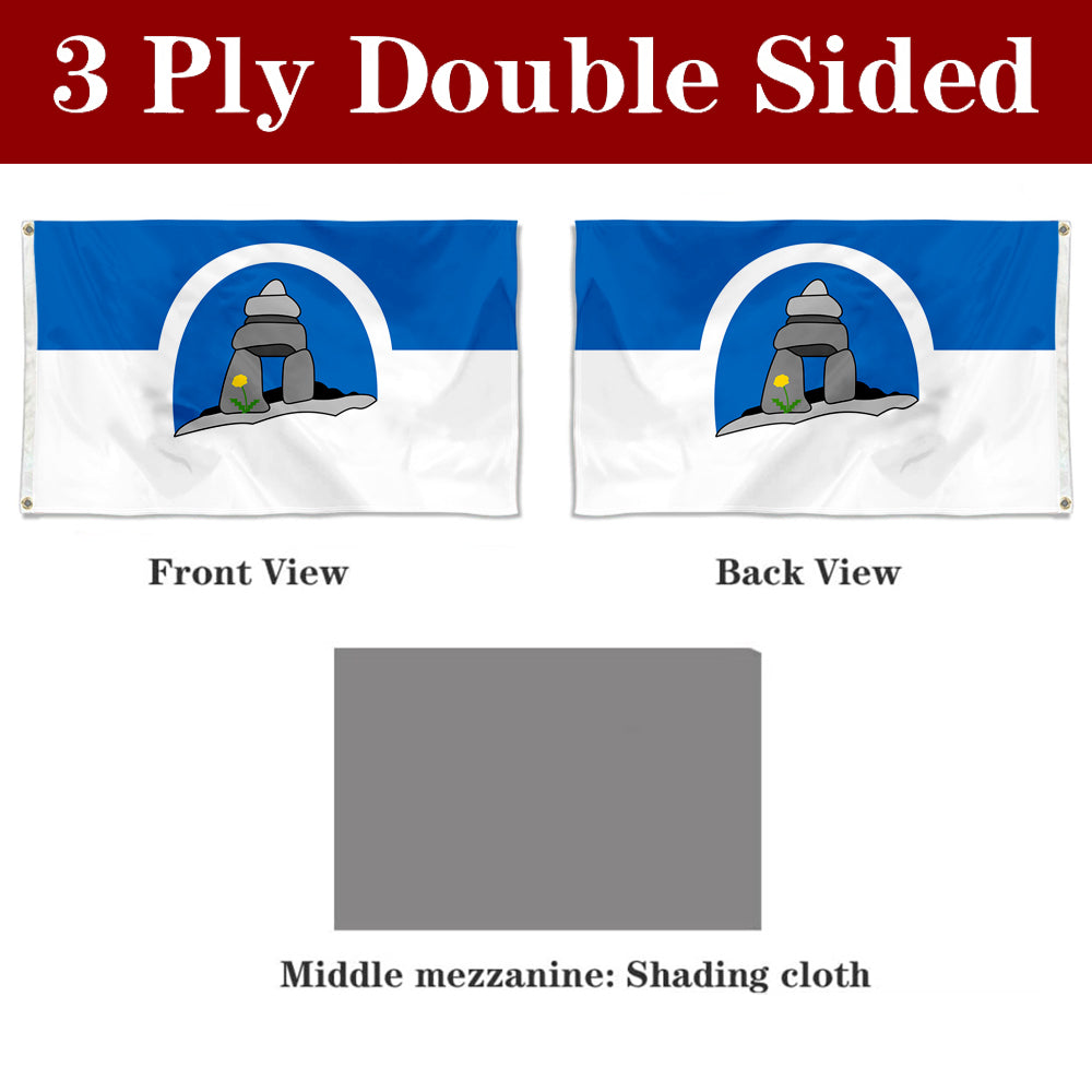 Fyon The Franco-Nunavois Flag Banner