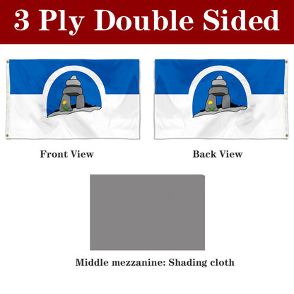 Fyon The Franco-Nunavois Flag Banner