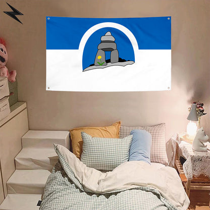 Fyon The Franco-Nunavois Flag Banner