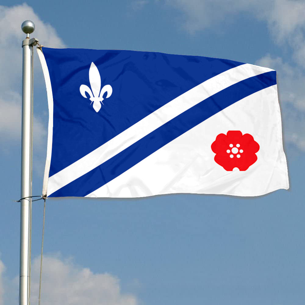 Fyon The Franco Albertains Flag Banner