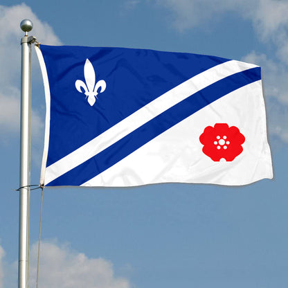 Fyon The Franco Albertains Flag Banner