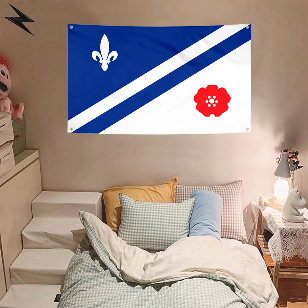 Fyon The Franco Albertains Flag Banner