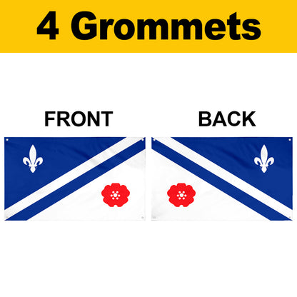 Fyon The Franco Albertains Flag Banner