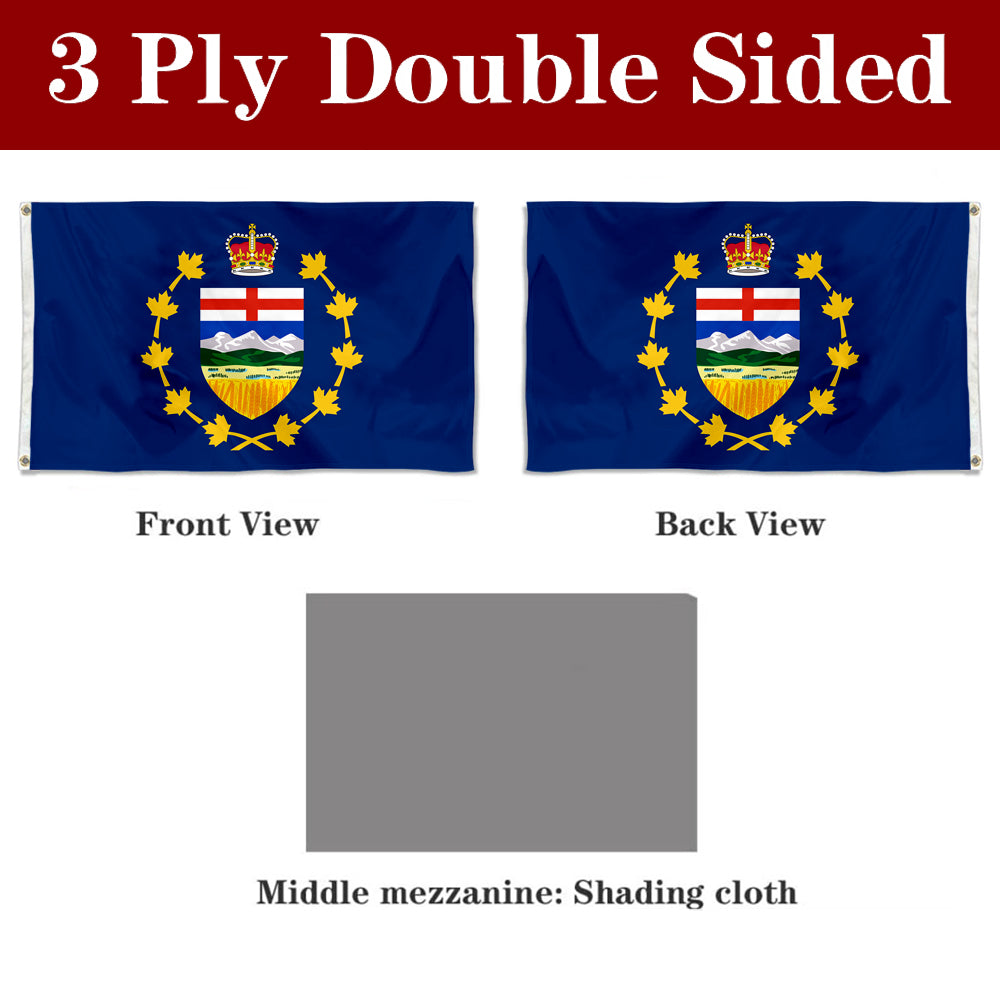 Fyon The Lieutenant-Governor of Alberta Flag Banner