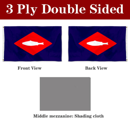 Fyon The United States Bureau of Fisheries Flag Banner