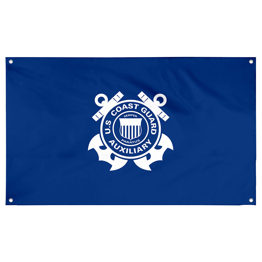 Fyon The United States Coast Guard Auxiliary (1940) Flag Banner