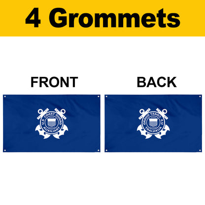 Fyon The United States Coast Guard Auxiliary (1940) Flag Banner