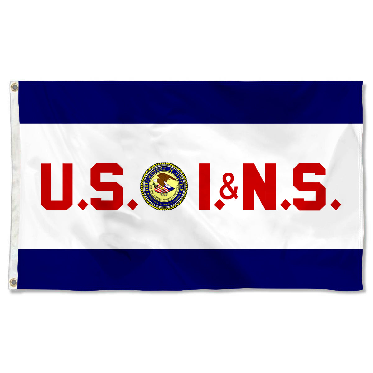 Fyon The United States Immigration and Naturalization Service Flag Banner