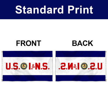 Fyon The United States Immigration and Naturalization Service Flag Banner