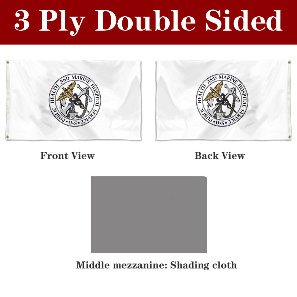 Fyon The United States Public Health and Marine-Hospital Service Flag Banner